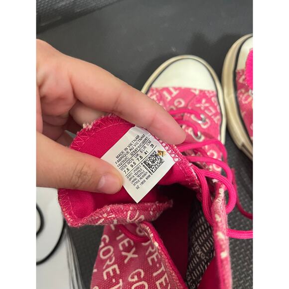 Converse Chuck 70 Gore-Tex Print Pink Unisex 162352C Sneakers Womens 9.5 - Picture 8 of 8